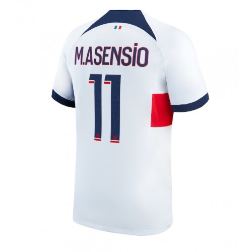Pánský Fotbalový dres Paris Saint-Germain Marco Asensio #11 2023-24 Venkovní Krátký Rukáv
